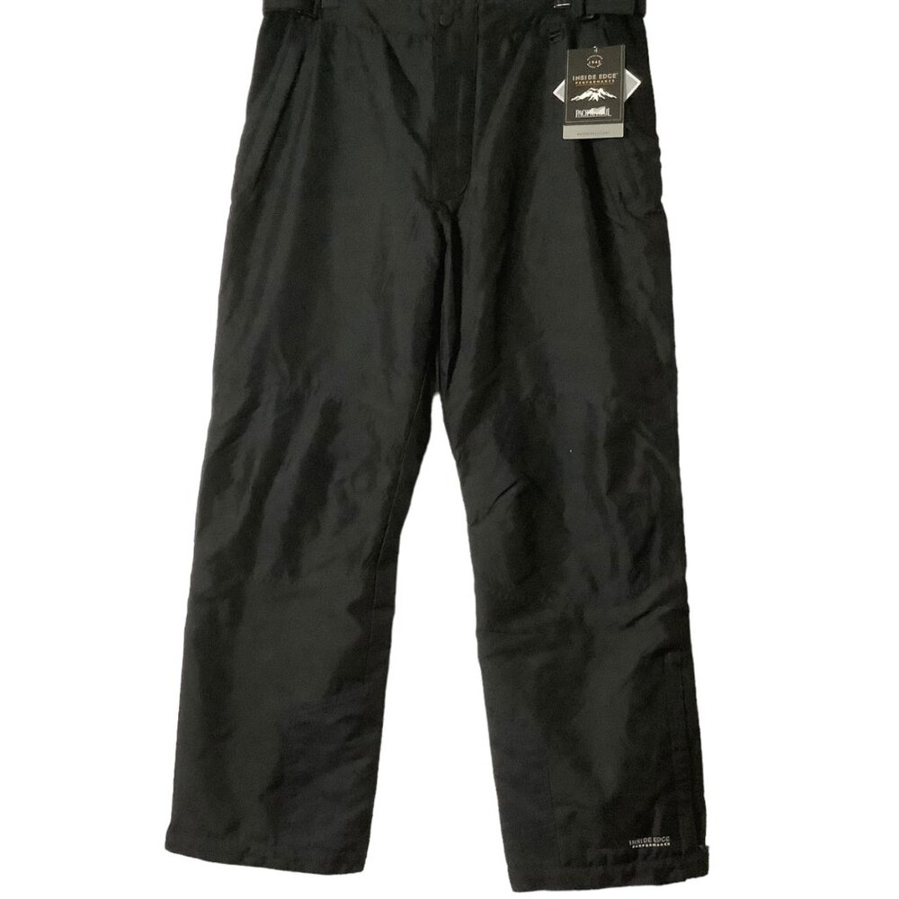 Pacific Trail Inside Edge Pants Water Resistant Ski Pants Men Sz XL Black Teflon